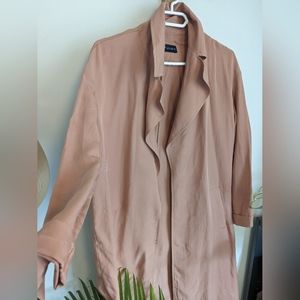 BUNDLE TO SAVE! Zara Pink linen trenchcoat